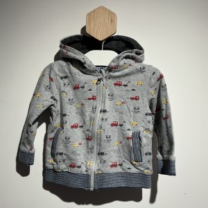 Veste à capuche à motifs Mots d'Enfants 2 ans