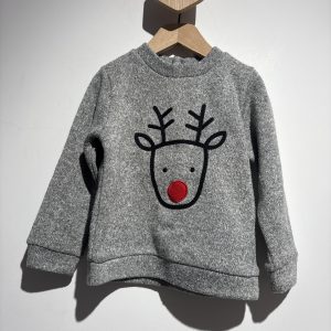 Pull de Noël gris Marque inconnue 2 ans