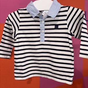 Polo Jacadi marinière 12 mois
