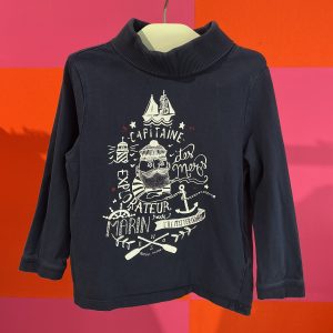 T shirt manches longues et col roulé Sergent Major 3 ans