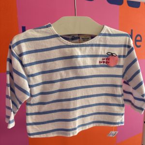 Tshirt manches longues "la vie en bleu" Tape à l'oeil 12 mois