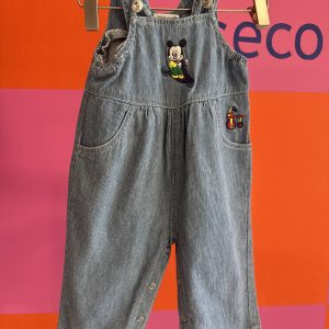 Salopette vintage Mickey The Disney Store 9 mois