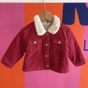 Veste bordeau fourré Tape à l'Oeil 18 mois