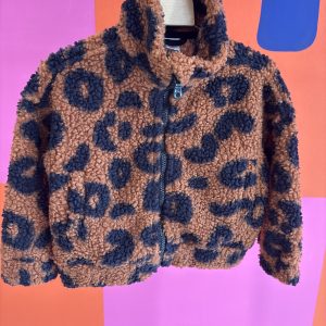 Veste moumoute léopard Héma 3 ans