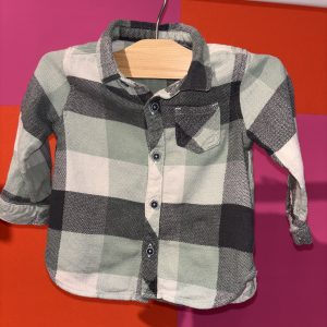 Chemise à carreaux verts Orchestra 6 mois