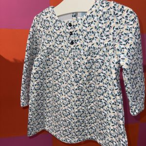 Robe épaisse motifs feuilles Obaibi 2 ans