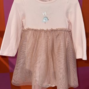 Robe rose à paillette et tulle Orchestra 12 mois