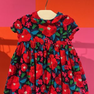 Robe velours cotelé motifs floraux Du Pareil au Même 6 mois
