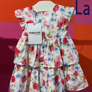 Ensemble Robe et bloomer fleurie Mayoral 4/6 mois