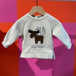 Sweat "Hello Friends" Kiabi 3 mois