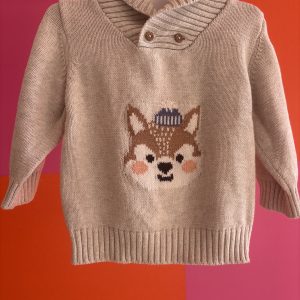 pull maille mots d'enfants 12 mois