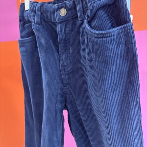 Pantalon velours cotelé bleu Gémo 10 ans