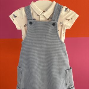 Ensemble Barboteuse et body Obaibi 3 mois