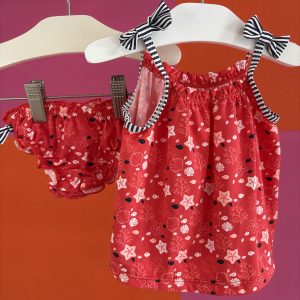 Maillot de bain ensemble tshirt et culotte Obaibi 6 mois