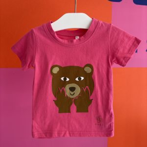 Tshirt rose et ourson Jul D&P Minot 6 mois