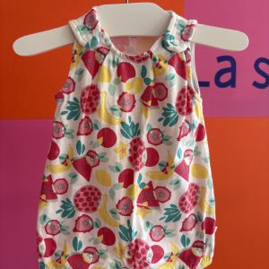 Barboteuse motif fruits Obaibi 3 mois