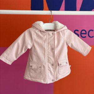 Imperméable rose fourré à capuche Cadet Rousselle 6 mois