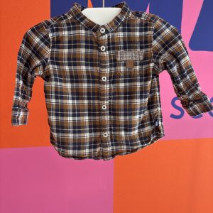 Chemise à carreaux Obaibi 9 mois