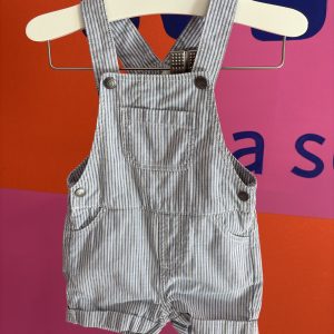 Salopette short rayée tape à l'oeil 9 mois