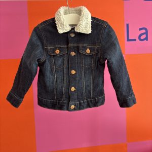 Veste en jean doublée et col moumoute H&M 3 ans
