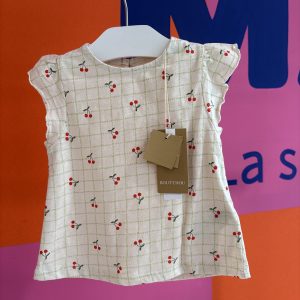 Tshirt motif cerises Boutchou 18 mois