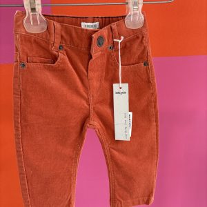 Pantalon velours cotelé orange IKKS 6 mois (neuf)