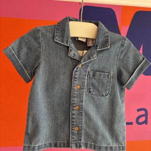Chemisette en jean H&m 9 mois