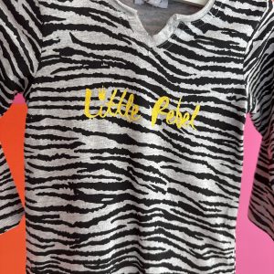 Tshirt manches longues effet zèbre 3 pommes 12 mois