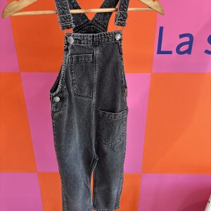 Salopette jean noir Zara 4-5 ans