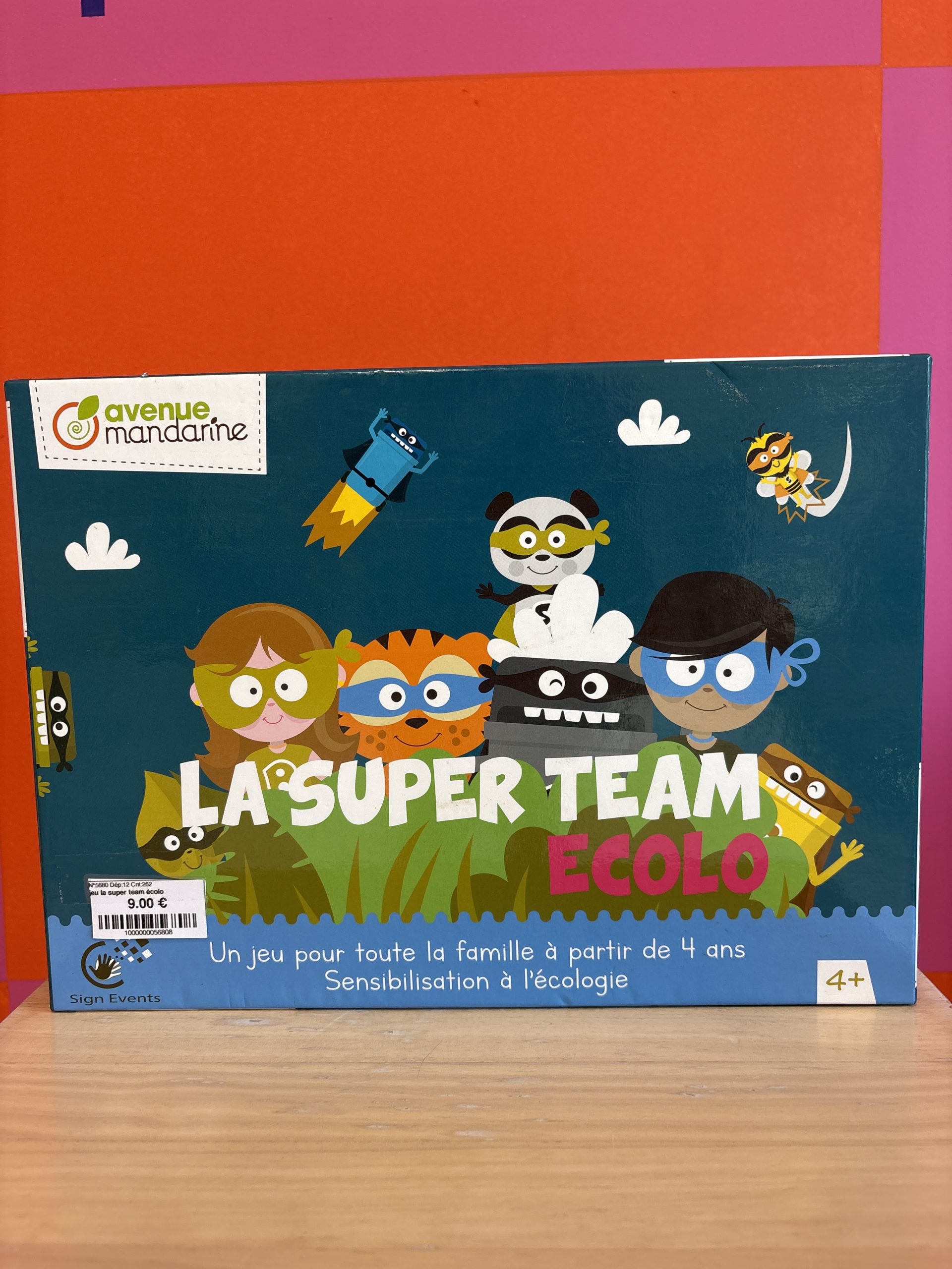 jeu la super team écolo