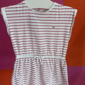 Robe rayée rouge Kiabi 2 ans
