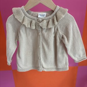 Gilet à pailettes dorées Tape à l'oeil 9 mois
