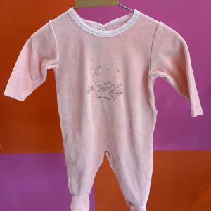 Pyjama lapin rose Petit Bateau 3 mois