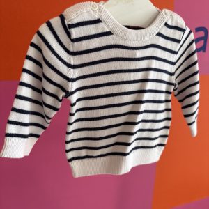 Pull marinière Kiabi 1 mois