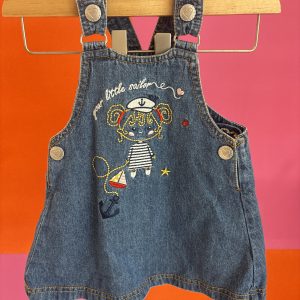 Robe denim "your little sailor" Marque inconnue 6 mois