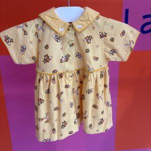 Robe savane vintage Pomme d'amour 3 mois