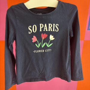 Tshirt manches longues "so paris" Kiabi 6 ans