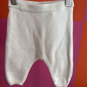 Pantalon maille blanc Petit bateau 3 mois
