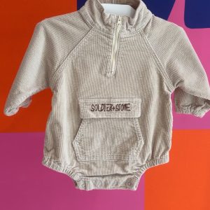 Barboteuse velours cotelé marque inconnue 6 mois