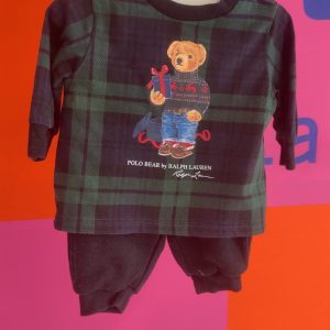 Ensemble jogging et tshirt manches longues Ralph Lauren 3 mois