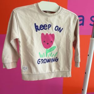 Sweat "keep on growing" Kiabi 2 ans