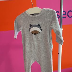 Pyjama gris Obaibi 9 mois